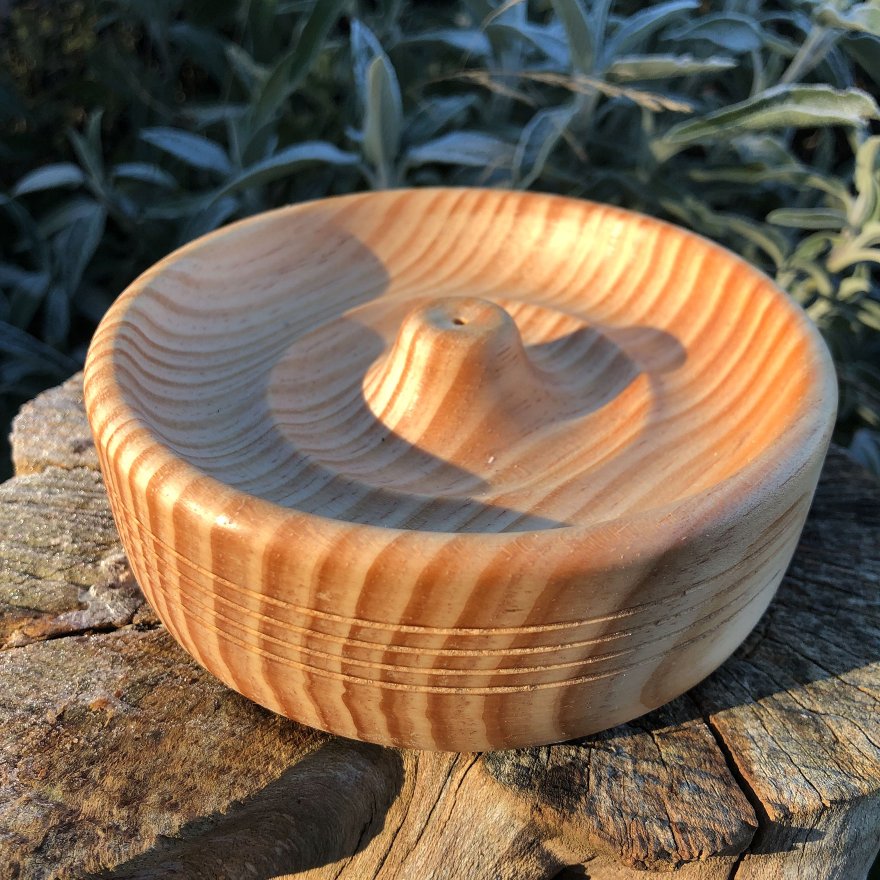 Porte-encens en pin (porte-encens 1)