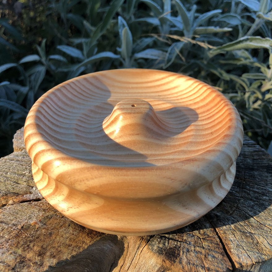 Porte-encens en pin (porte-encens 4)