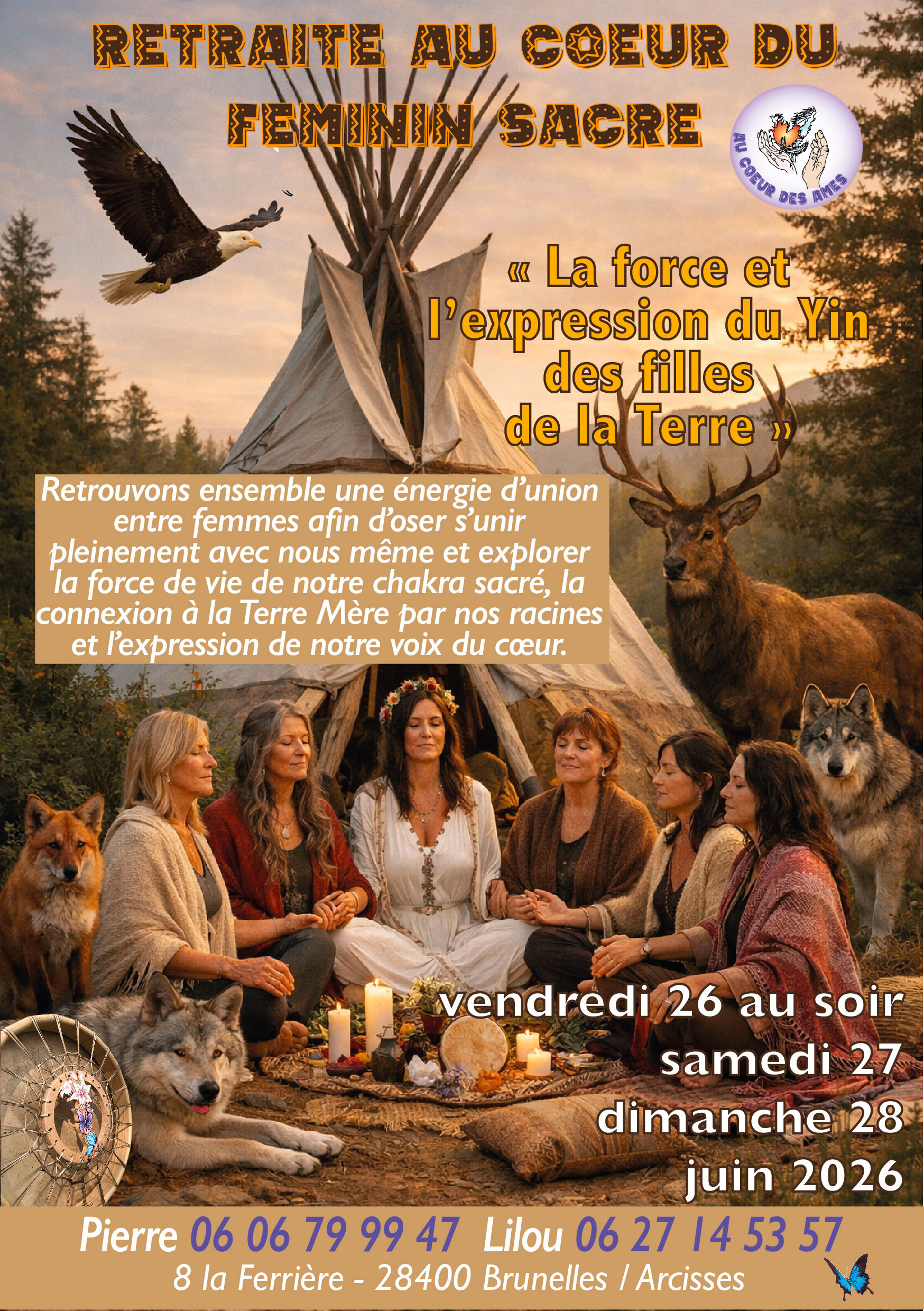 Retraite au coeur du féminin sacré - La force et l'expression du Yin des filles de la Terre