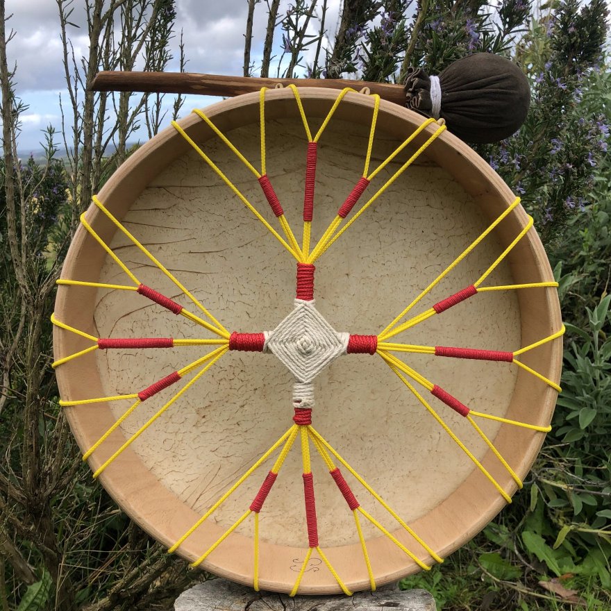 Tambour tissé Feu 2 (tambour 43)